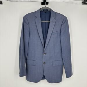 J Crew Ludlow Blazer Sport Coat 36R Navy Blue Wool Lined 2 Button Tollegno 1900